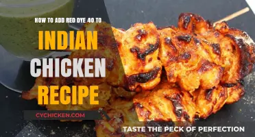 Enhancing Indian Chicken Recipes with Red Dye 40