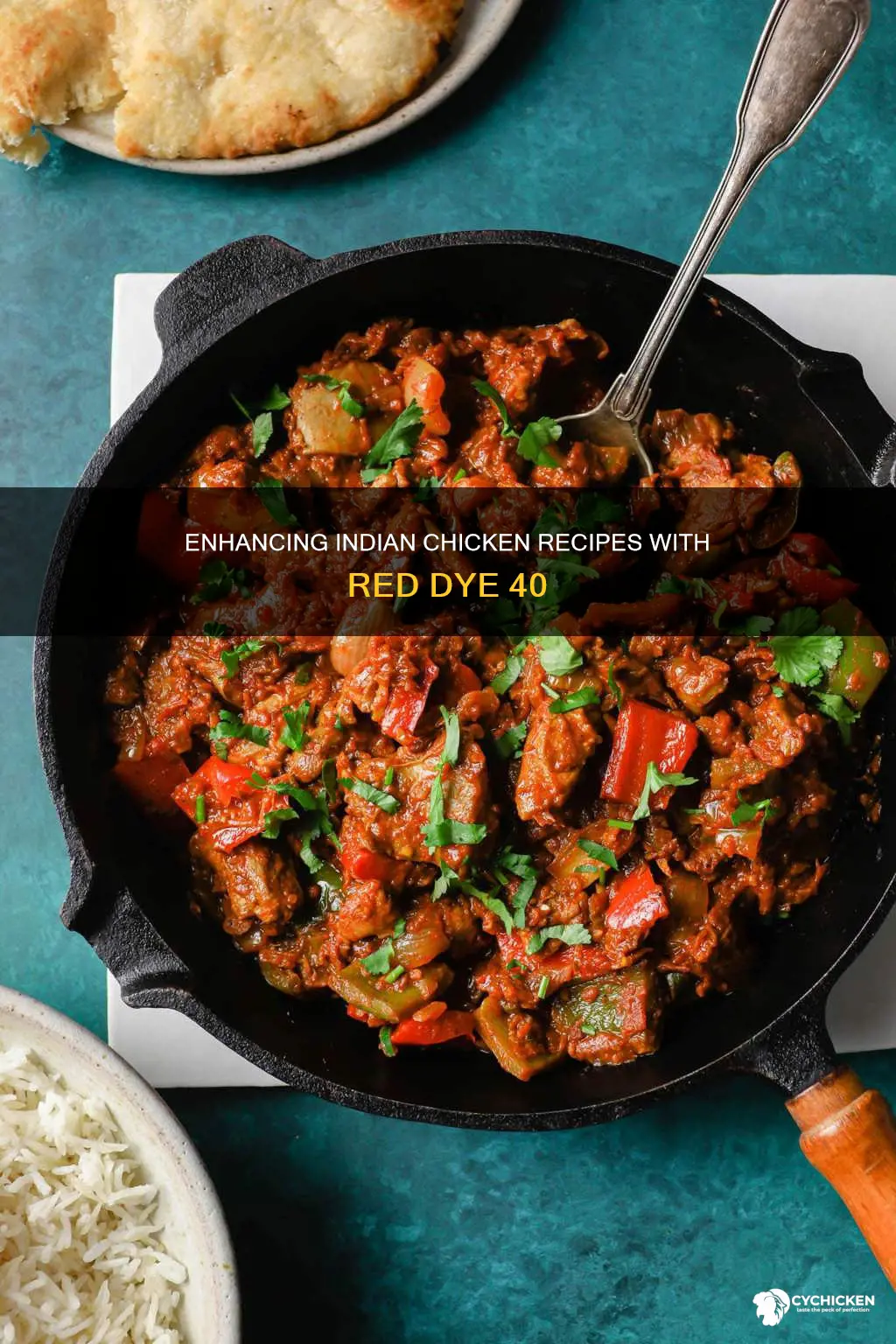 how to add red dye 40 to indian chicken recipe