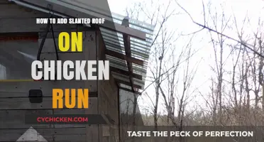 Building a Slanted Roof for Your Chicken Run