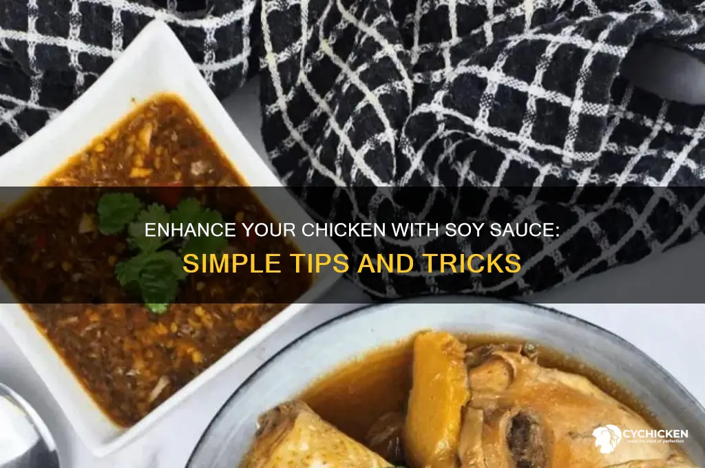 how to add soy sauce to chicken