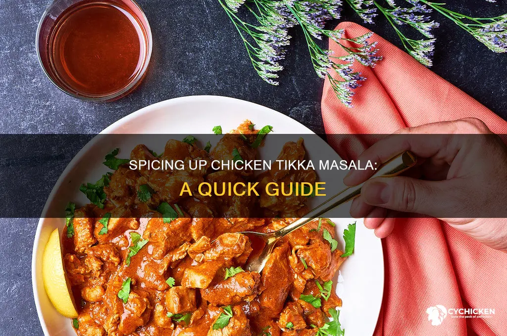 how to add spice to chicken tikka masala