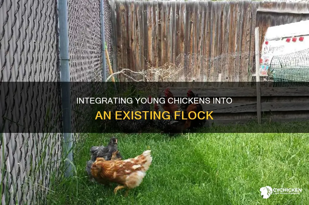 how to add young chicken to the floc