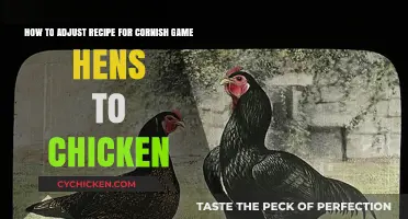 Game Hens to Chicken: Adjusting Recipes