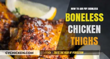Perfectly Crispy Air Fryer Chicken Thighs: Skinless & Boneless Recipe