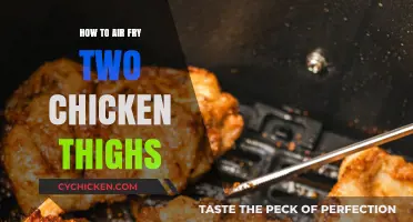 Perfectly Crispy Air Fryer Chicken Thighs: Simple 2-Piece Recipe