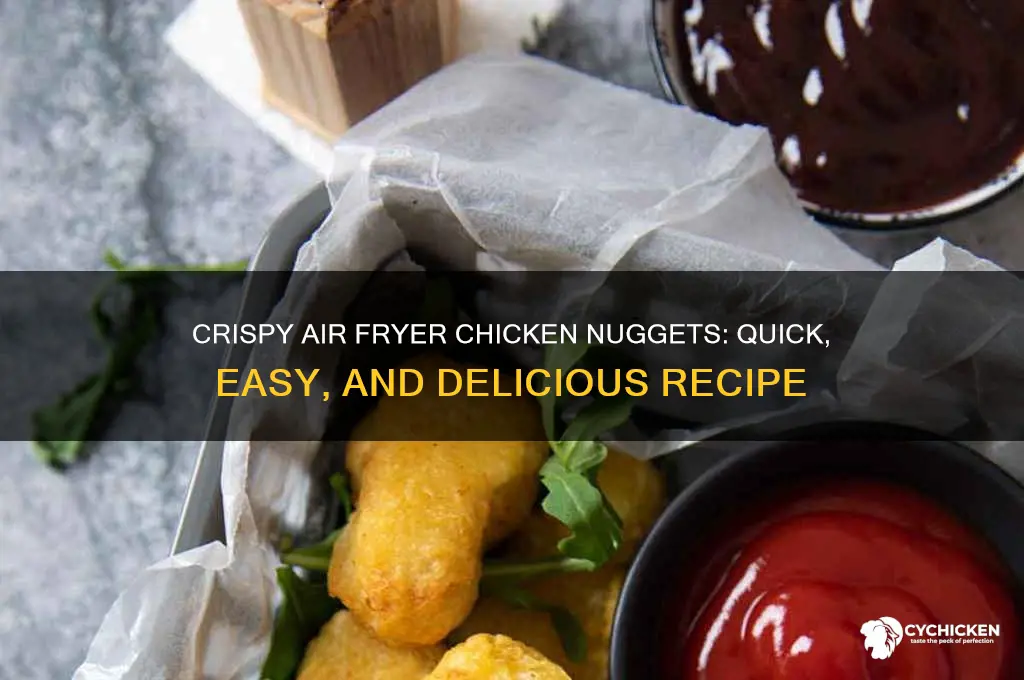 how to air fryer chicken nuggets