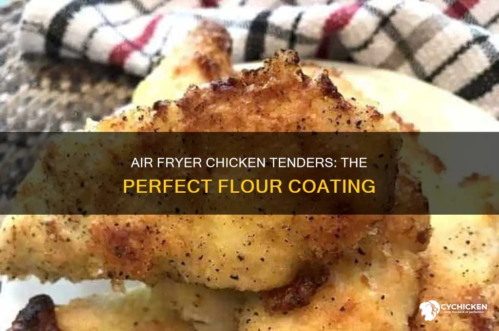 how to air fryer chicken tenders with flour