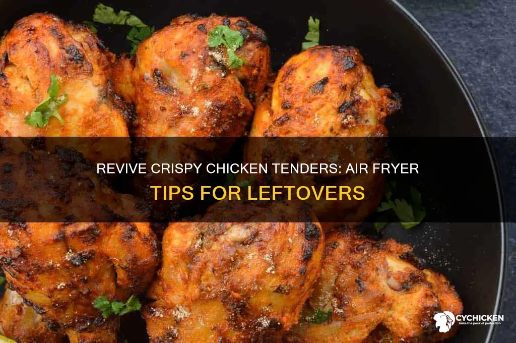 how to air fryer leftover chicken tenders