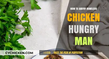 Perfectly Crispy Air-Fried Boneless Chicken for Hungry Man Meals