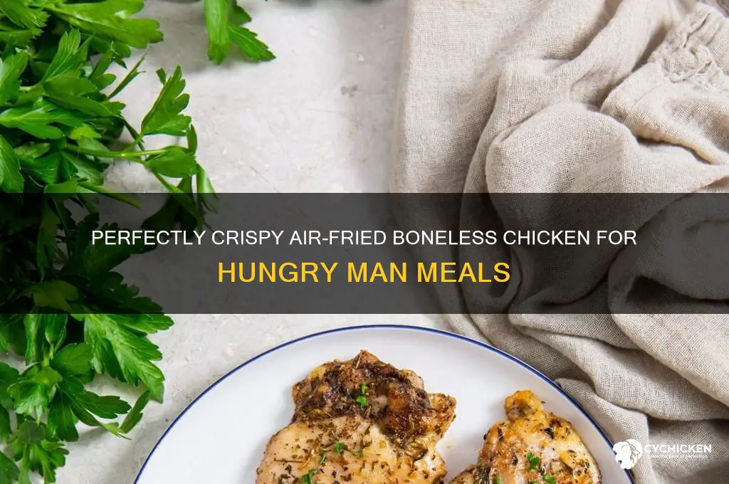 how to airfry boneless chicken hungry man