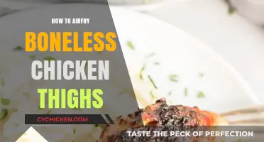 Perfectly Crispy Air-Fried Boneless Chicken Thighs: Easy Recipe Guide