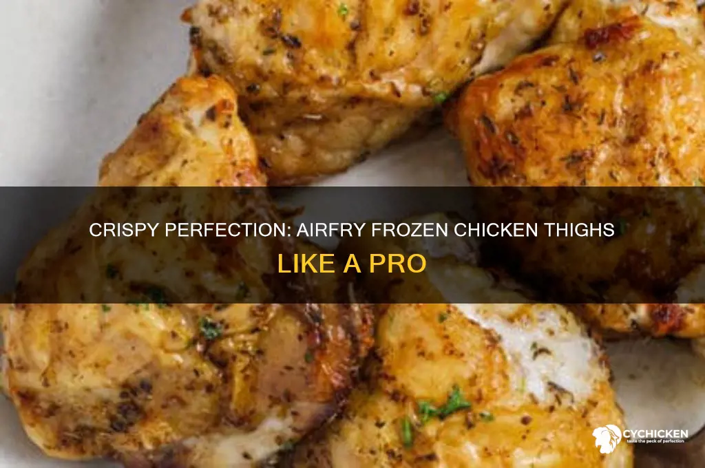 how to airfry frozen chicken thighs