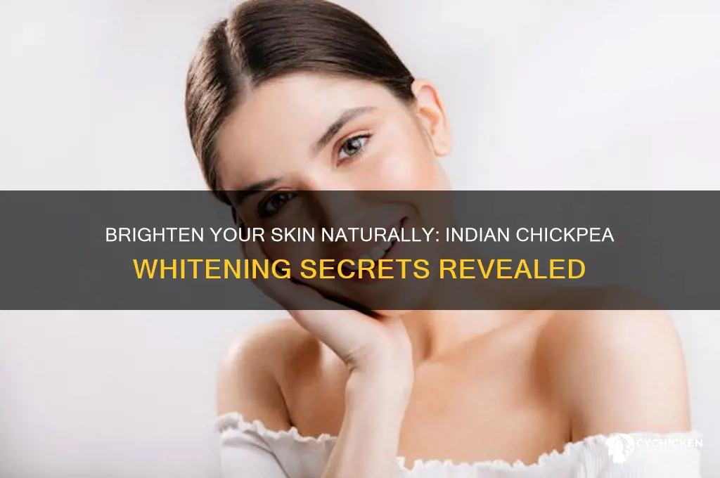how to amke india chick pea whtiening