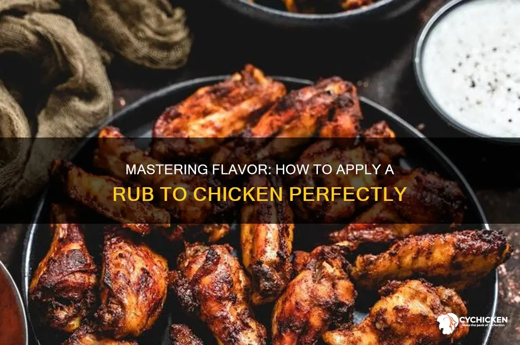 how to apply a rub to chicken