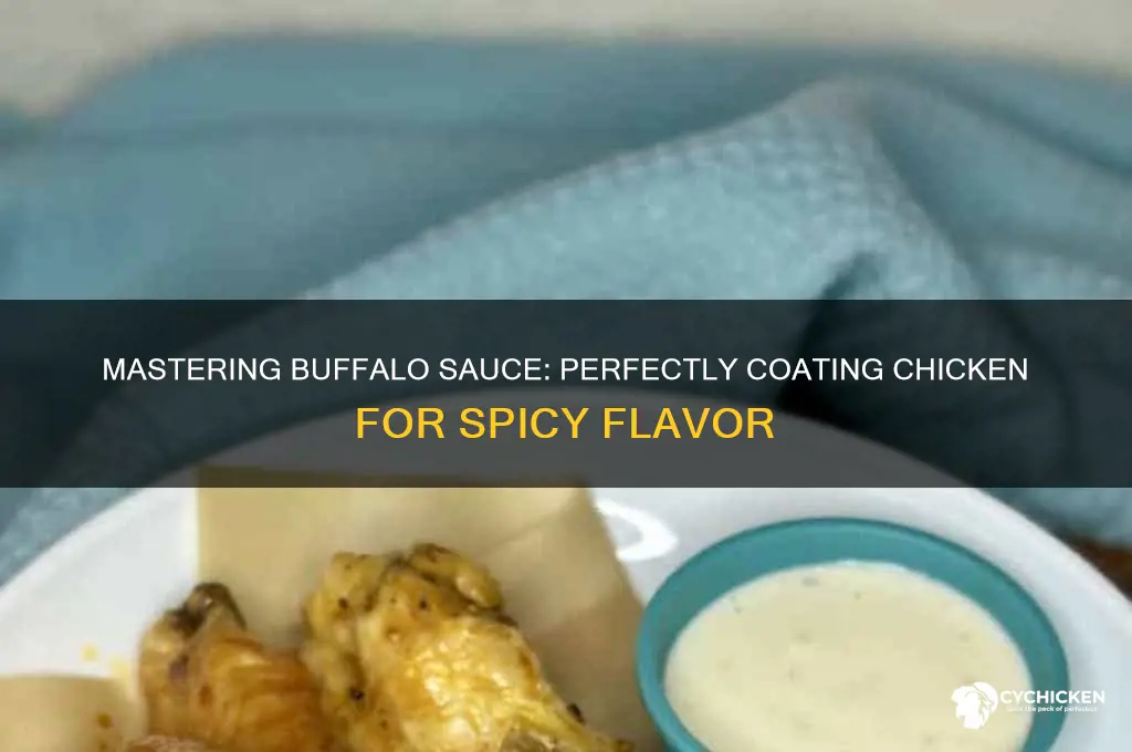 how to apply buffalo sauce to chicken