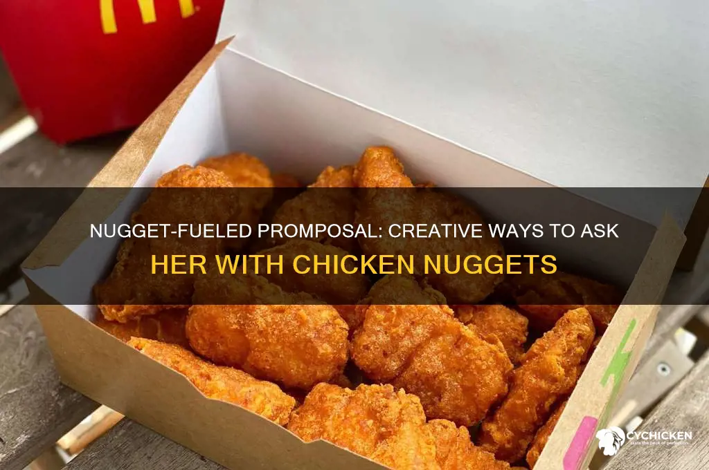 how to ask a girl to prom with chicken nuggets