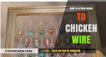Creative Beading Techniques: Attaching Beads to Chicken Wire for Unique Crafts