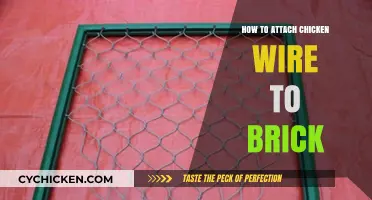 Securely Attaching Chicken Wire to Brick: A Step-by-Step DIY Guide