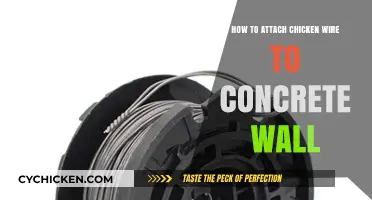 Attaching Chicken Wire to Concrete Walls: A Step-by-Step Guide