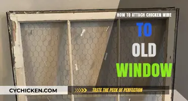 Attaching Chicken Wire to Old Windows: A Step-by-Step Guide