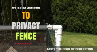 Attaching Chicken Wire to Privacy Fences: Easy Steps