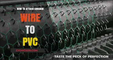 Easy DIY Guide: Attaching Chicken Wire to PVC for Secure Fencing