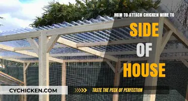 Attaching Chicken Wire to Your House's Side: A Step-by-Step Guide