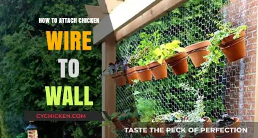 Securely Attaching Chicken Wire to Walls: A Step-by-Step DIY Guide