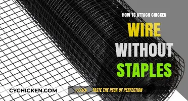 Secure Chicken Wire Easily: Staple-Free Attachment Methods for Fencing