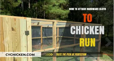 Securing Chicken Runs: Attaching Hardware Cloth