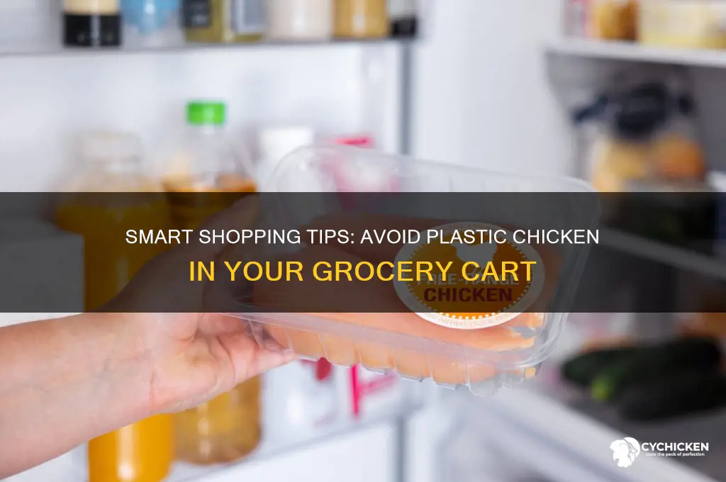 how to avoid buying plastic chicken
