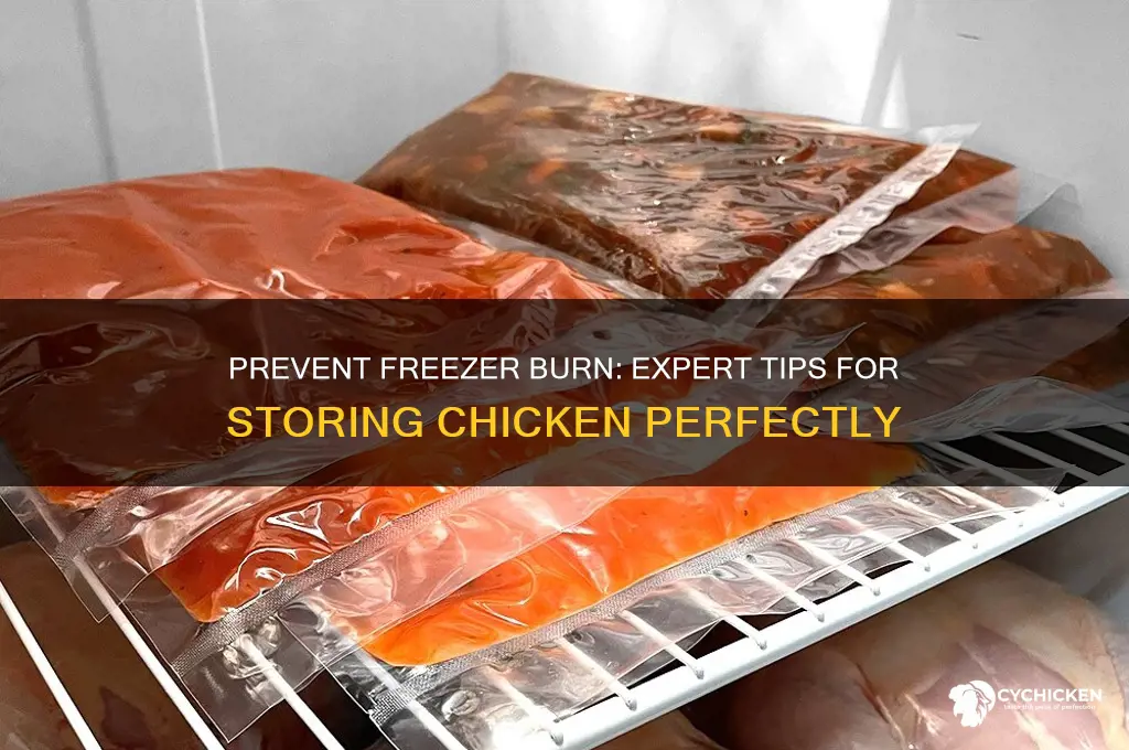 how to avoid freezer burn on chicken