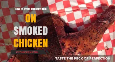 Smoking Chicken: Avoiding Rubber Skin