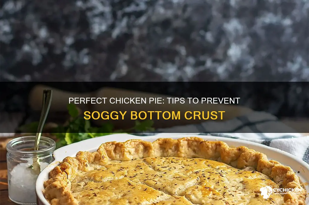 how to avoid soggy bottom chicken pie