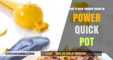Quick & Easy: Baking Chicken Thighs in a Power Quick Pot