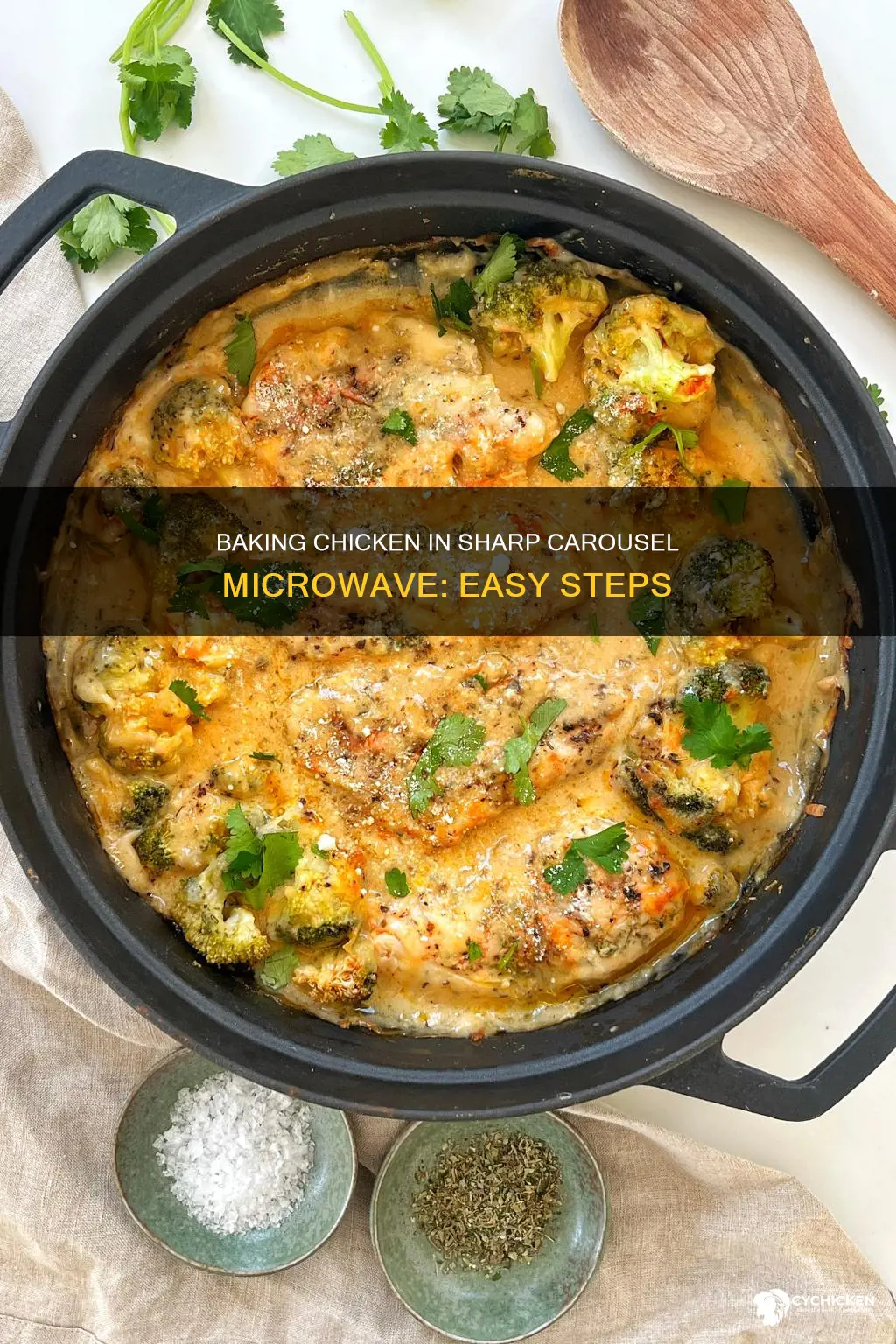 how to baking chicken in a sharp carousel microwave