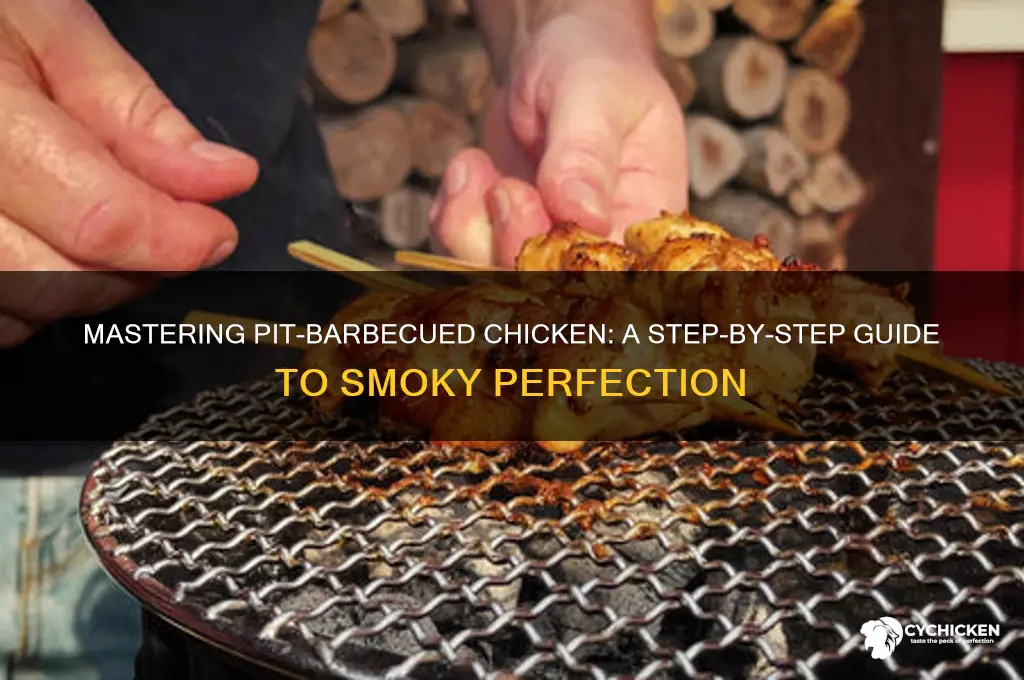 how to barbecue chicken in a pit
