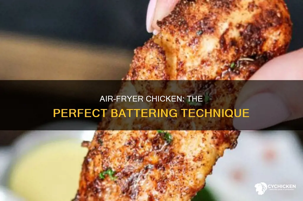 how to batter chicken for an air fryer