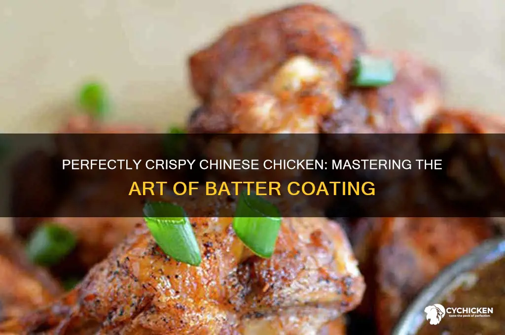 how to batter chicken for chinese food