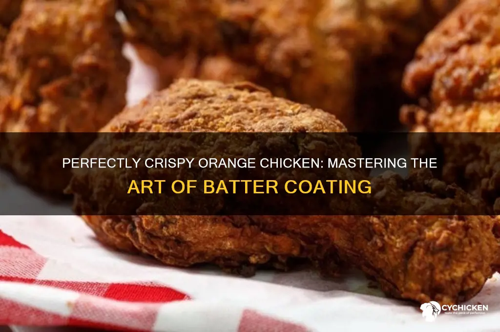 how to batter chicken for orange chicken