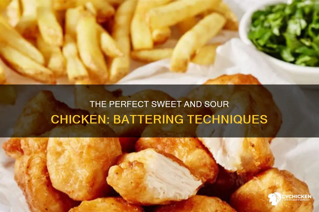 how to batter chicken for sweet and sour