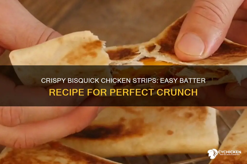how to batter chicken strips with bisquick