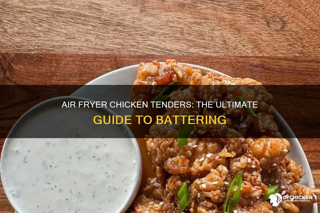 how to batter chicken tenders for air fryer