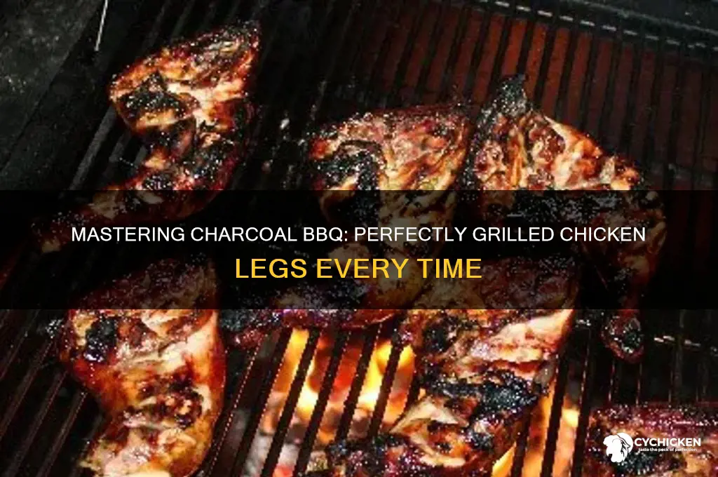 how to bbq chicken legs on charcoal