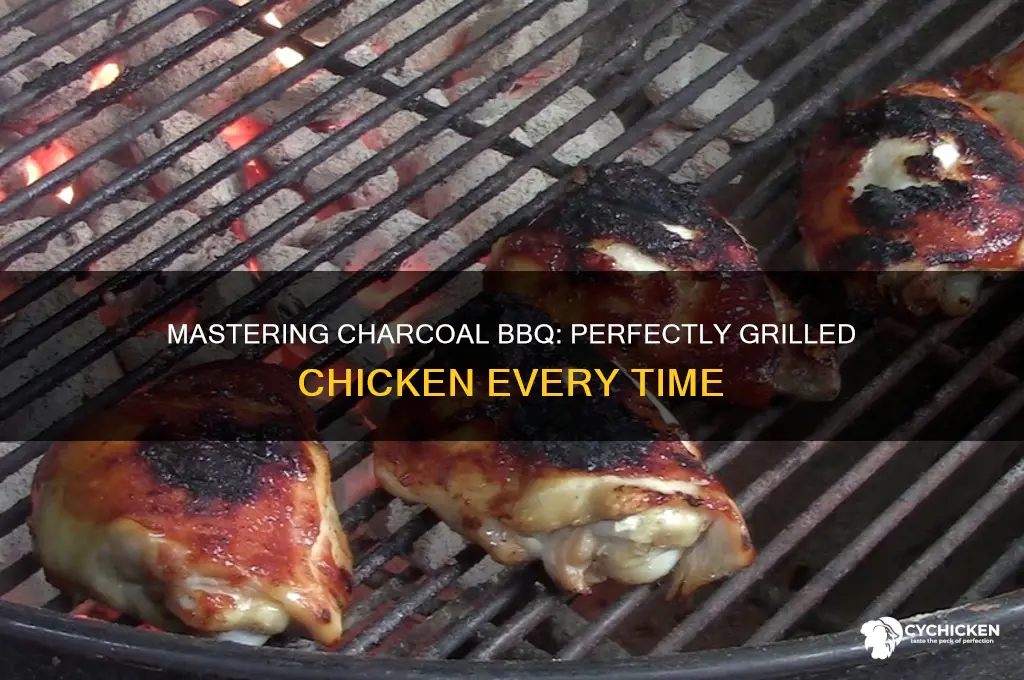 how to bbq chicken on charcoal pit