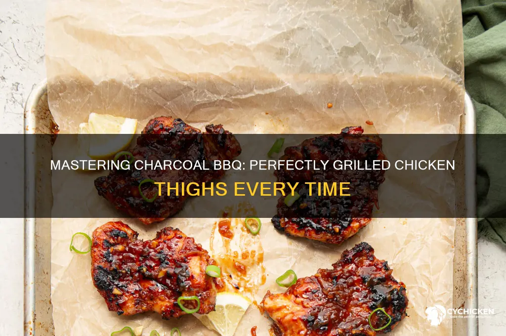 how to bbq chicken thighs on charcoal