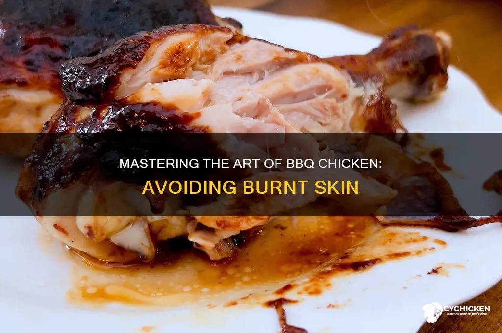 how to bbq chicken without burning the skin