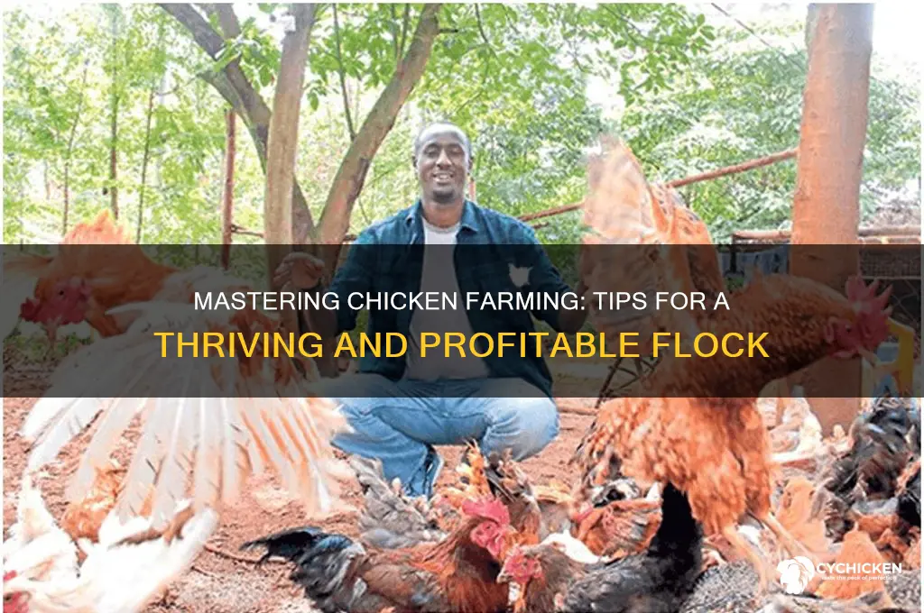 how to be a successful chicken farmer