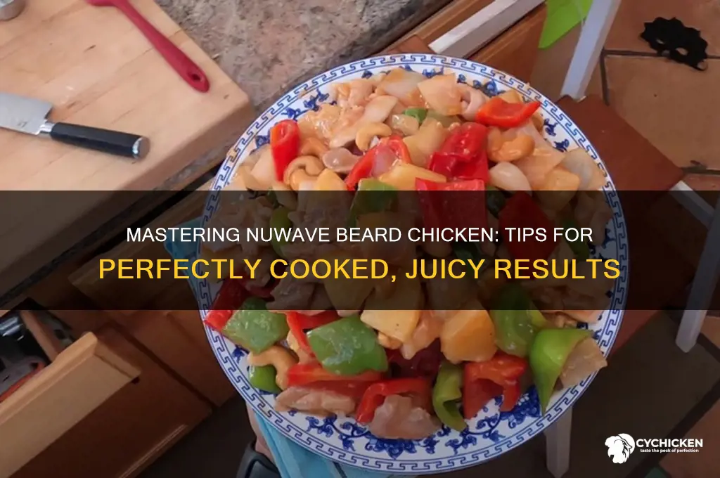 how to beard chicken for nu wave