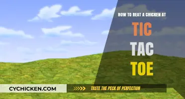 Strategies to Beat a Chicken at Tic Tac Toe